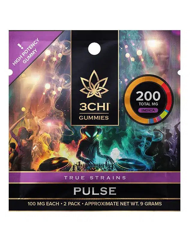 3CHI GUMIES 200MG 50CT PULSE
