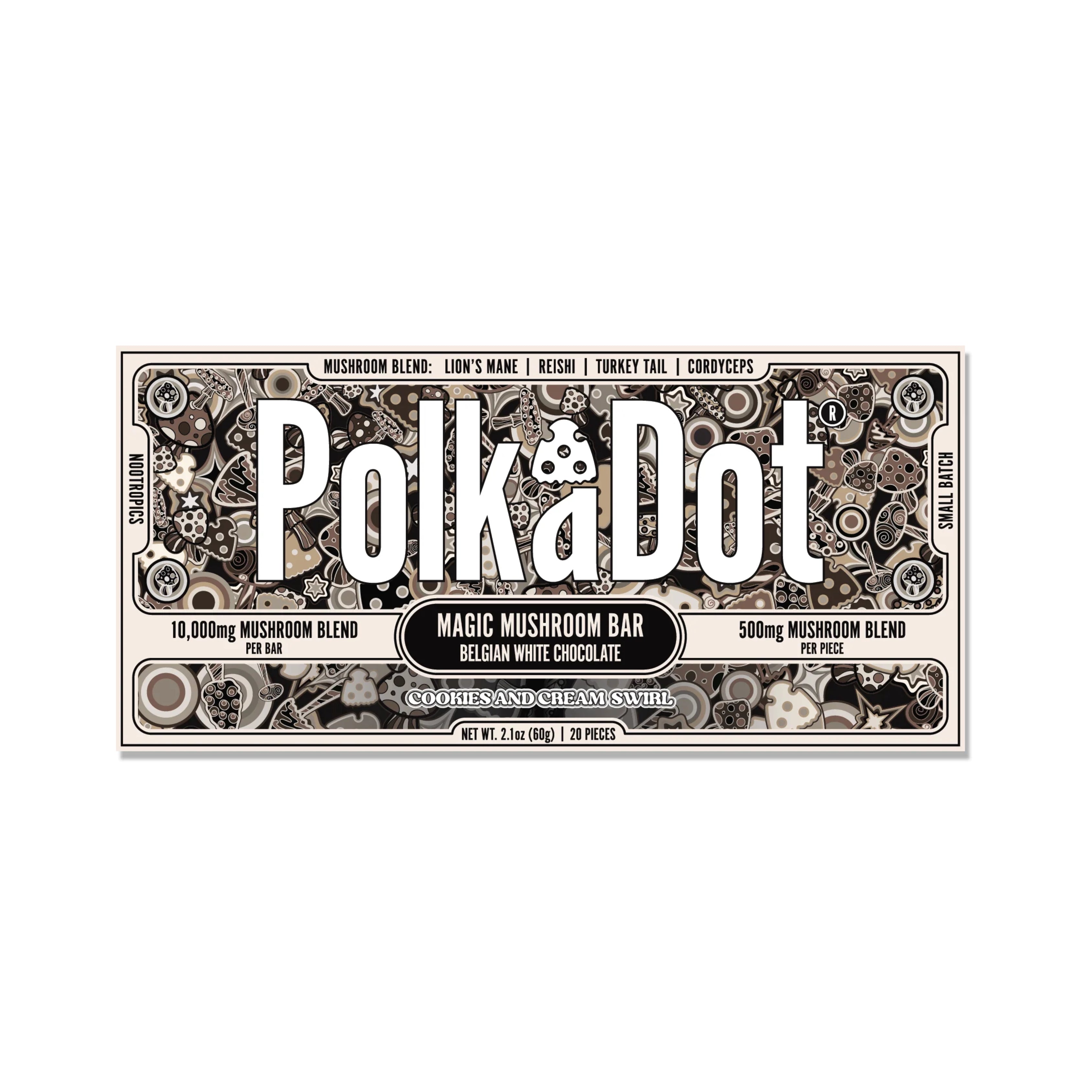 POLKA DOT 500MG MSHROM 1CT COOKI
