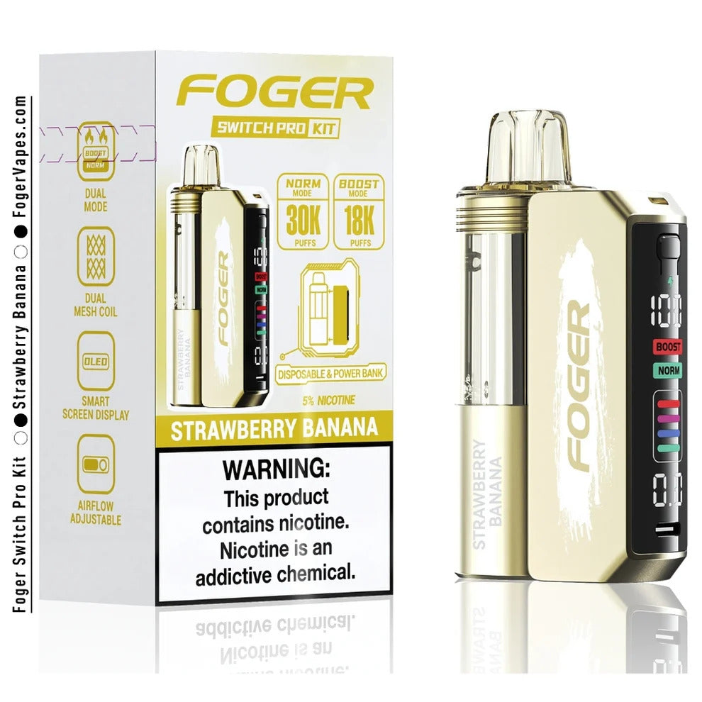 FOGOR 30K STRAWBERY BANANA 5CT