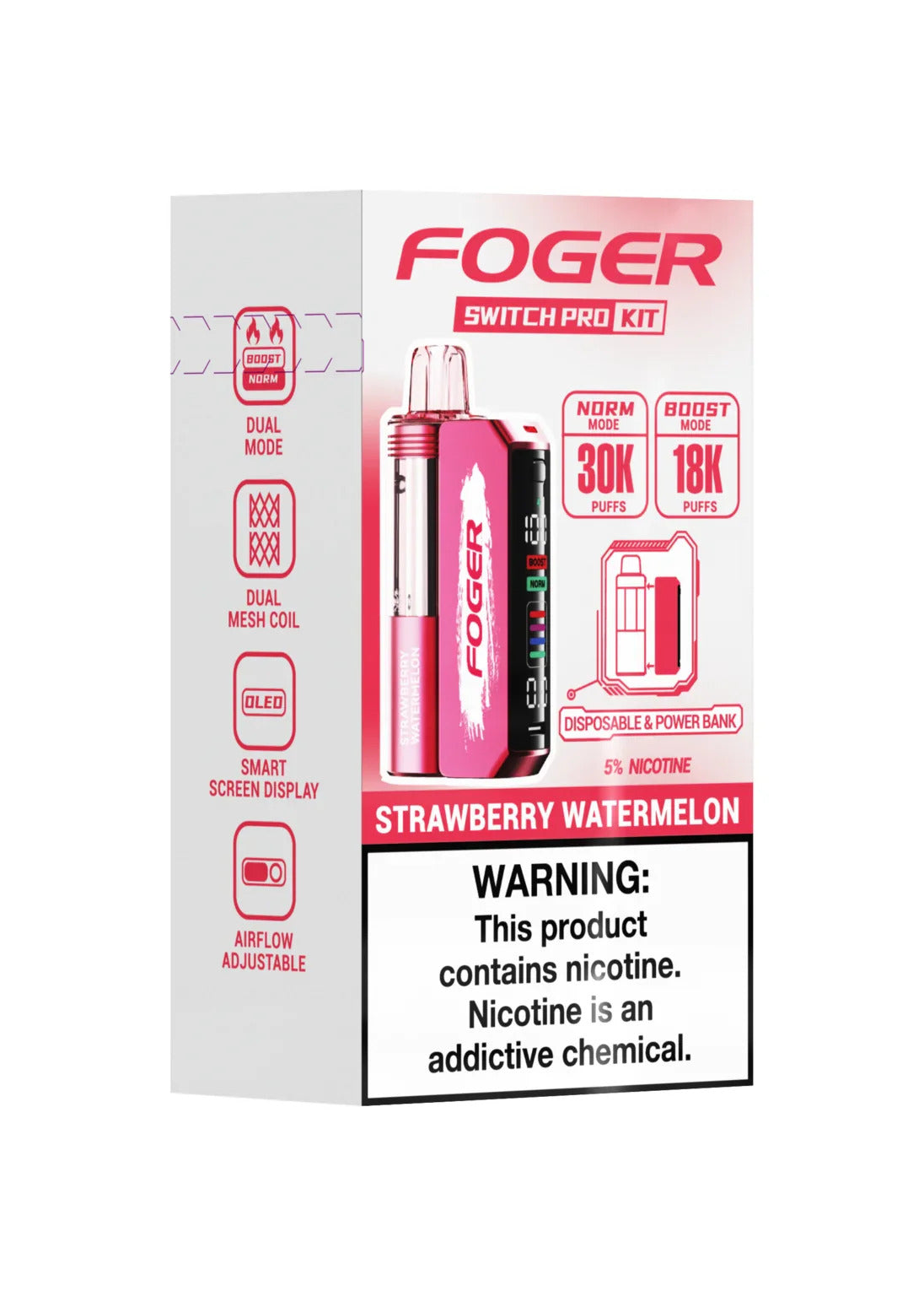 FOGOR 30K STRAWBERY WATERMLN 5CT
