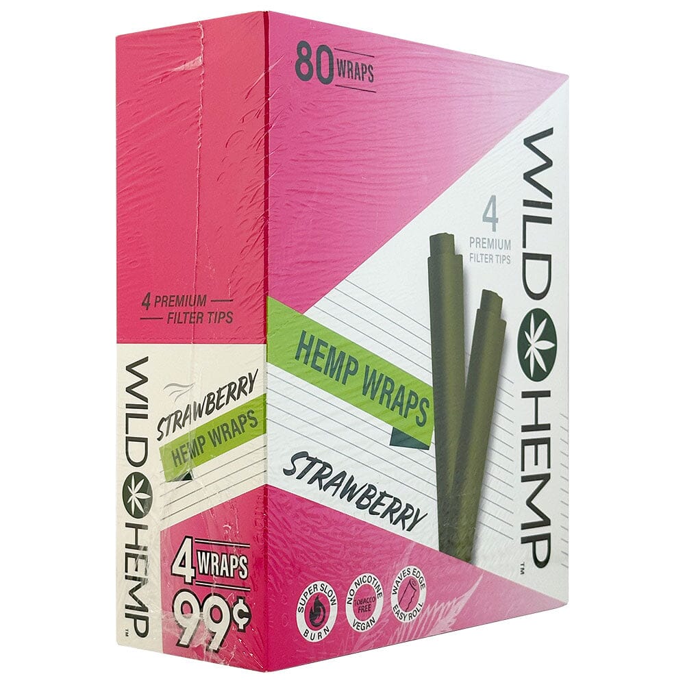 WILD HEMP STRAWBERY 4/99C 80CT