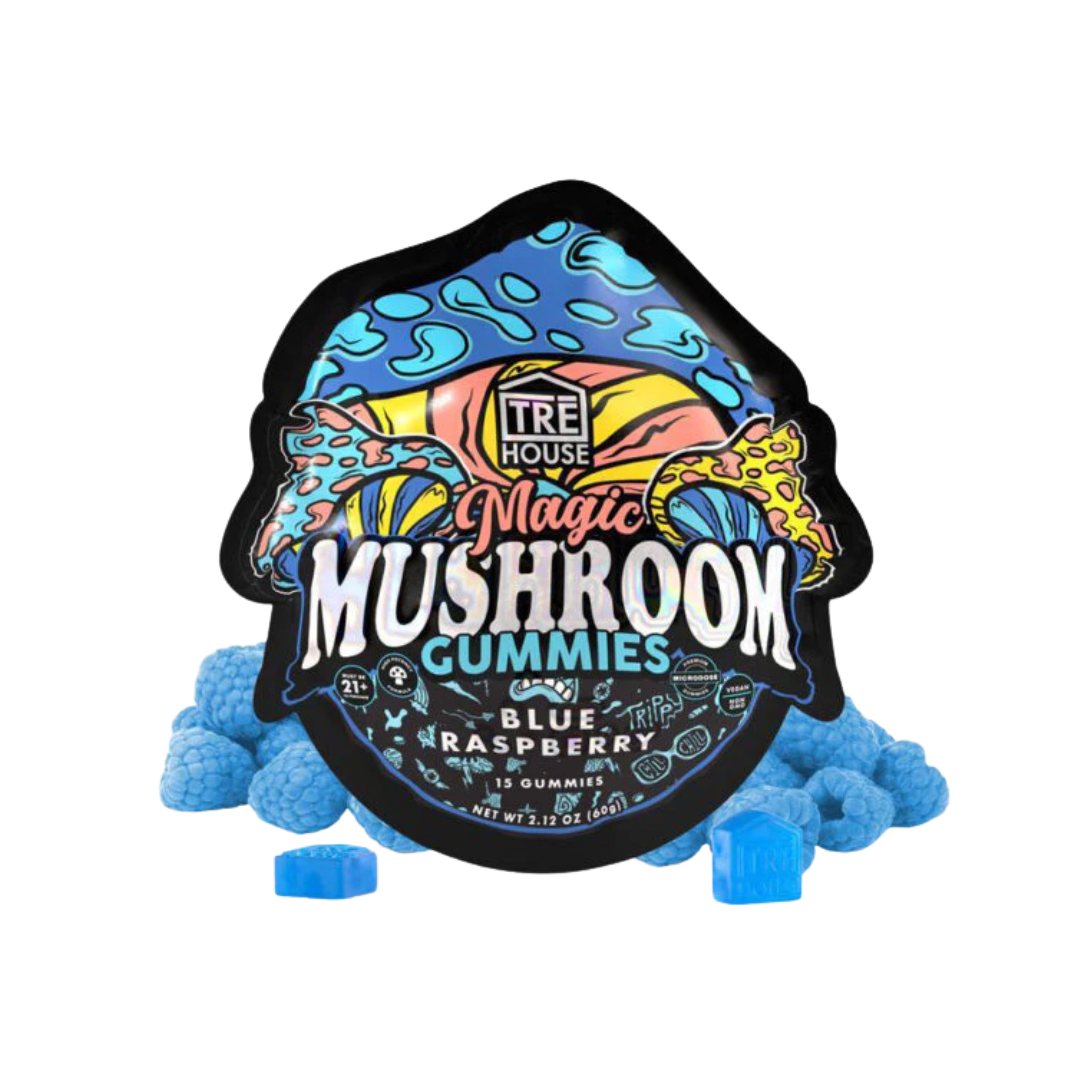 TRE MUSHROM GUMMI 60G BLUE 1CT