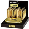 CLIPPER METAL GOLD MATT 12CT