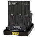 CLIPPER METAL BLACK MATT 12CT