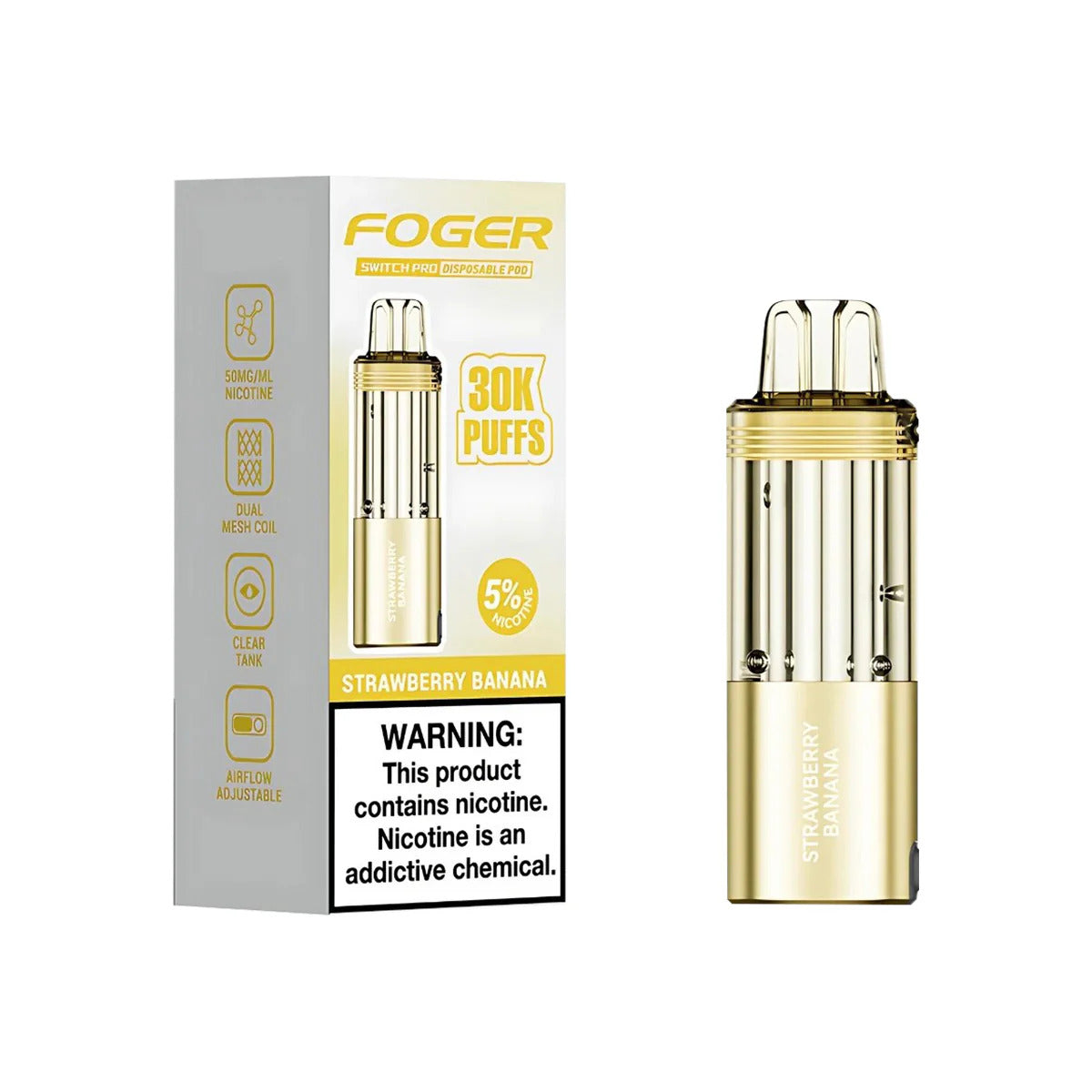 FOGER POD 30K STRAWBRY BANANA