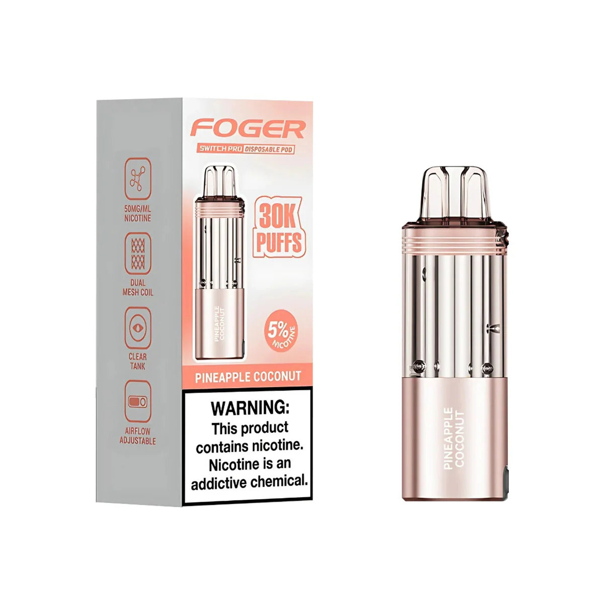 FOGER POD 30K PINEAPLE COCONUT
