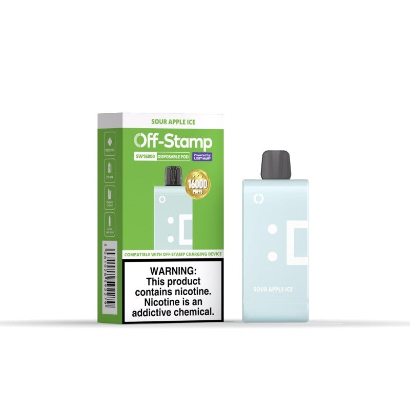 OFF STAMP POD 16K SOUR APPLE ICE