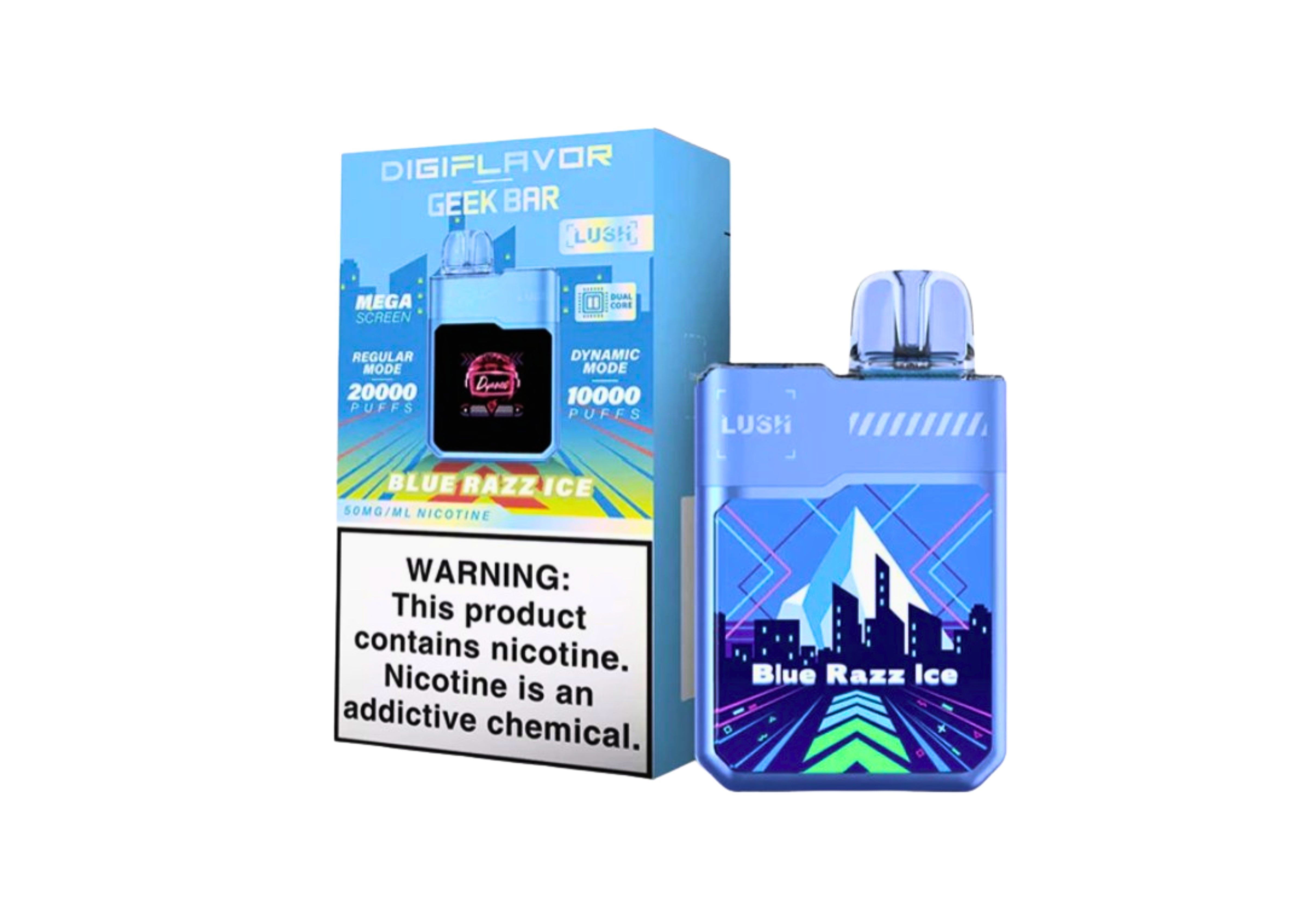 GEEK BAR LUSH 20K 5CT BLUE RAZZ