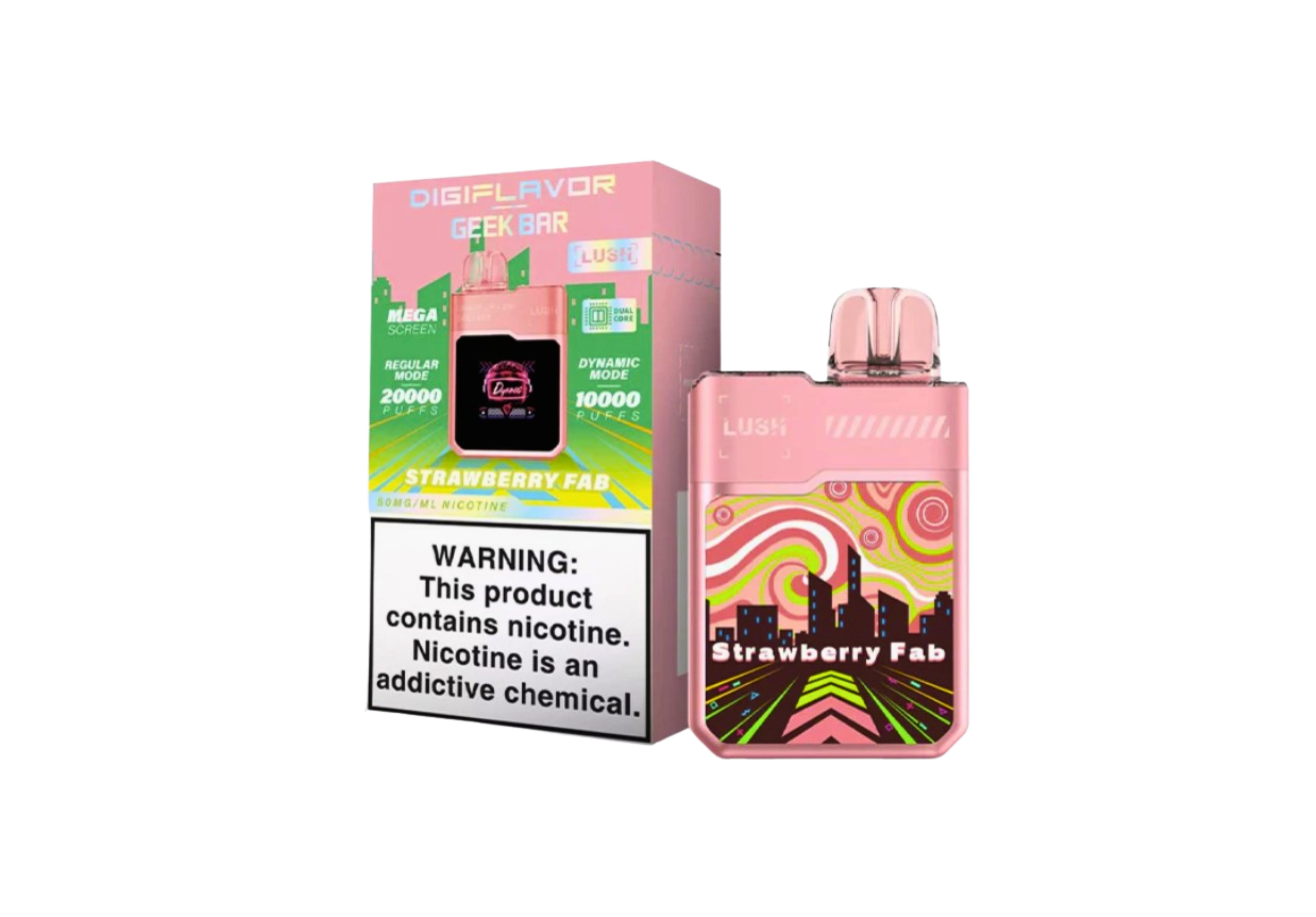 GEEK BAR LUSH 20K 5CT STRAWBERY