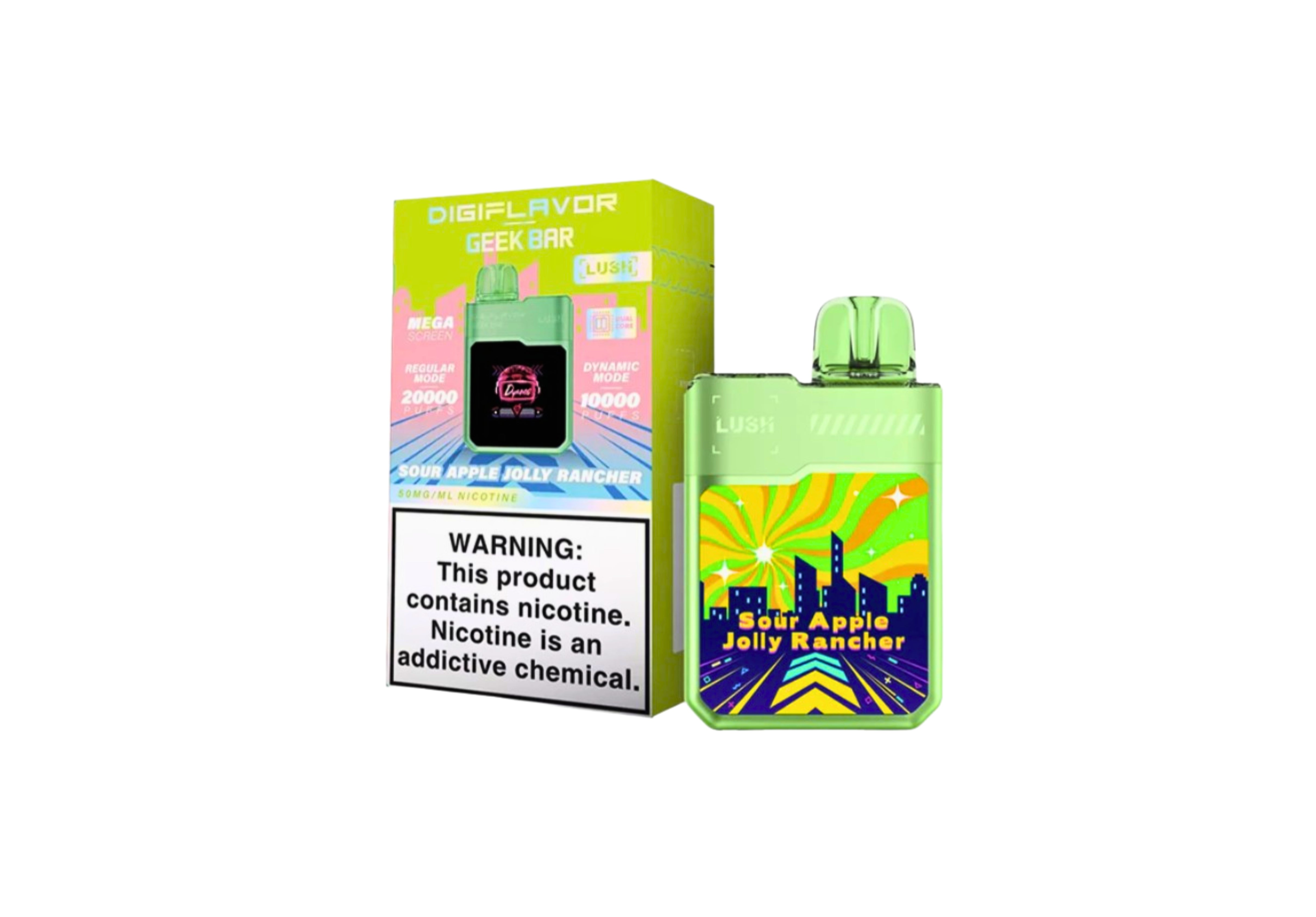 GEEK BAR LUSH 20K 5CT SOUR APPLE