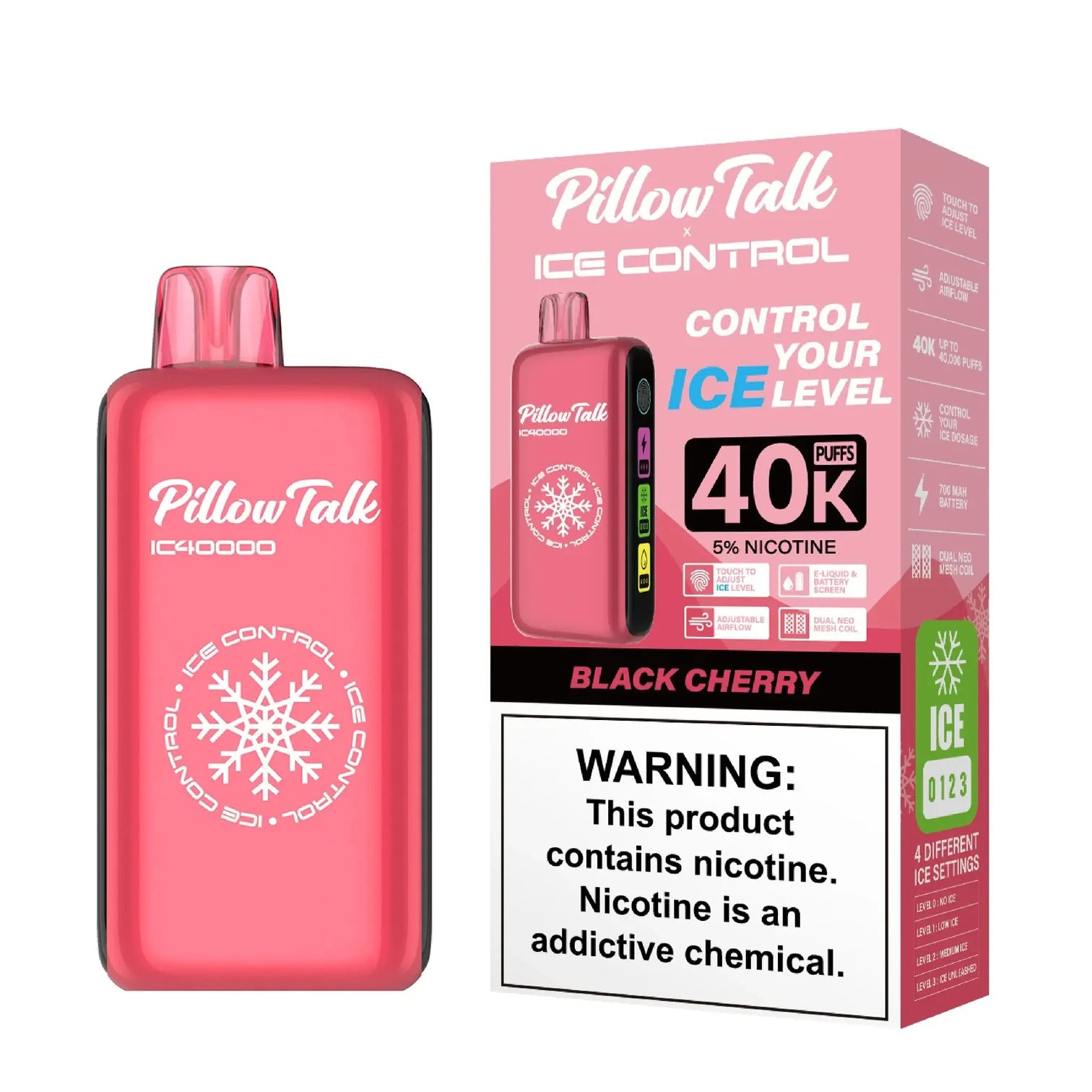 PILLOW TALK 40K 5PK BLACK CHERRY