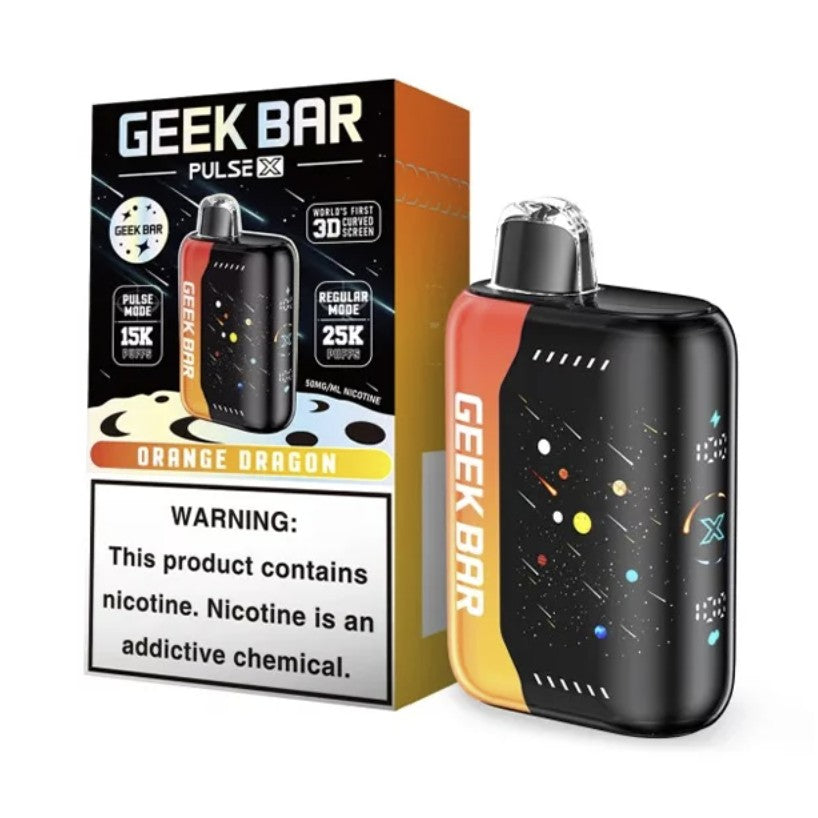 GEEK BAR 25K ORANGE DRAGON 5CT