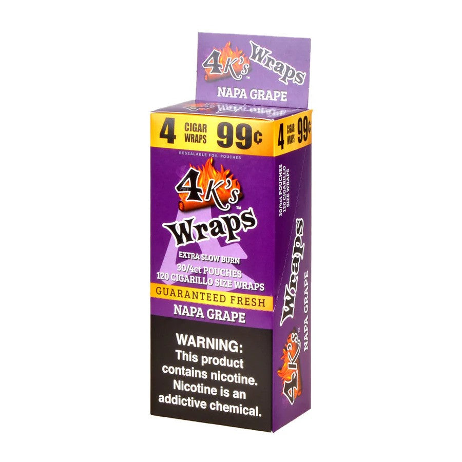 4KING WRAPS 30CT 4/$1.29C NAPA